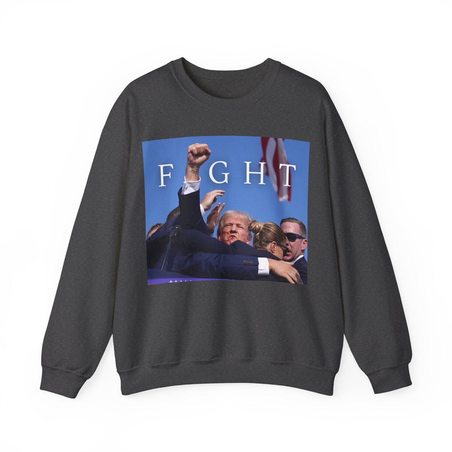 Trump Fight 713 Unisex Crewneck Sweatshirt