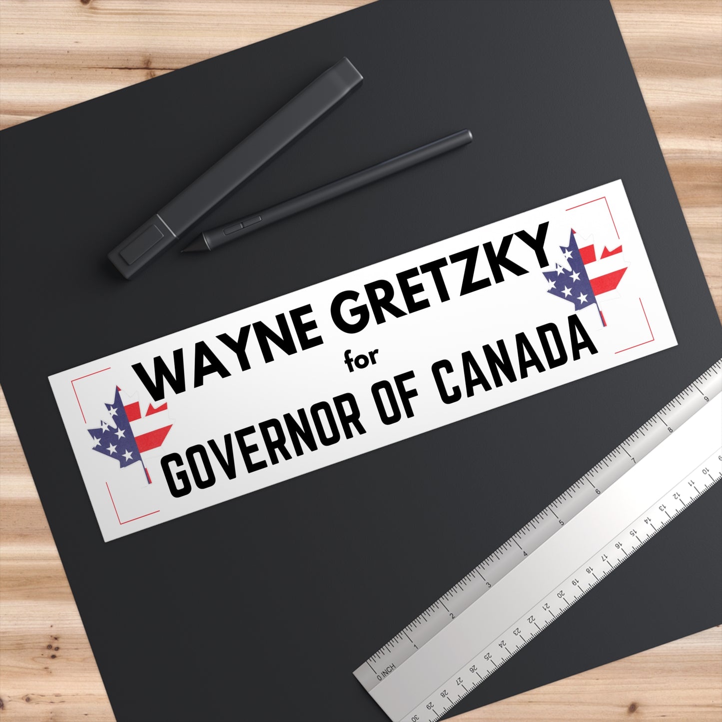 Gretzky for Governor Bumper Sticker