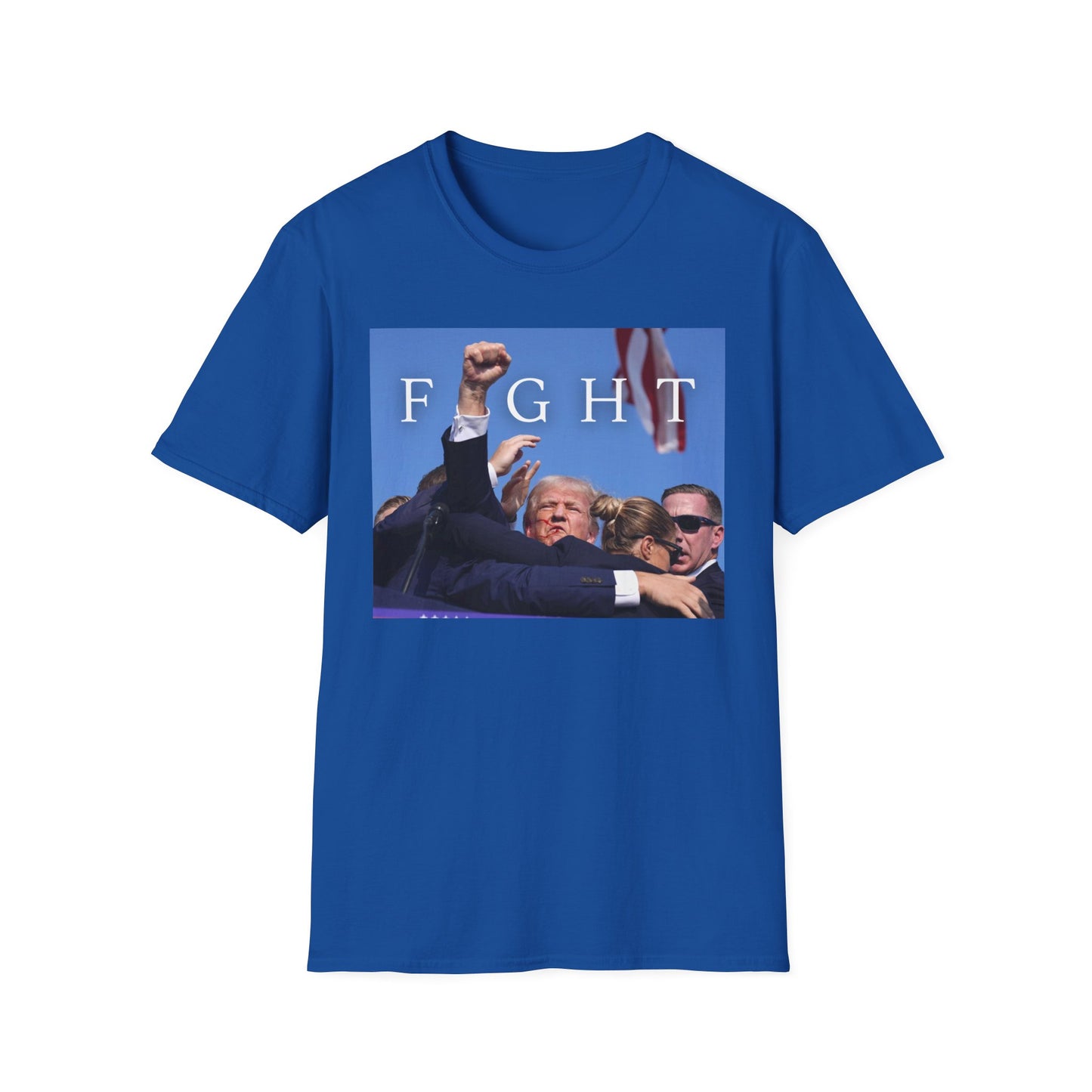 Trump Fight 713 Unisex T-Shirt Royal