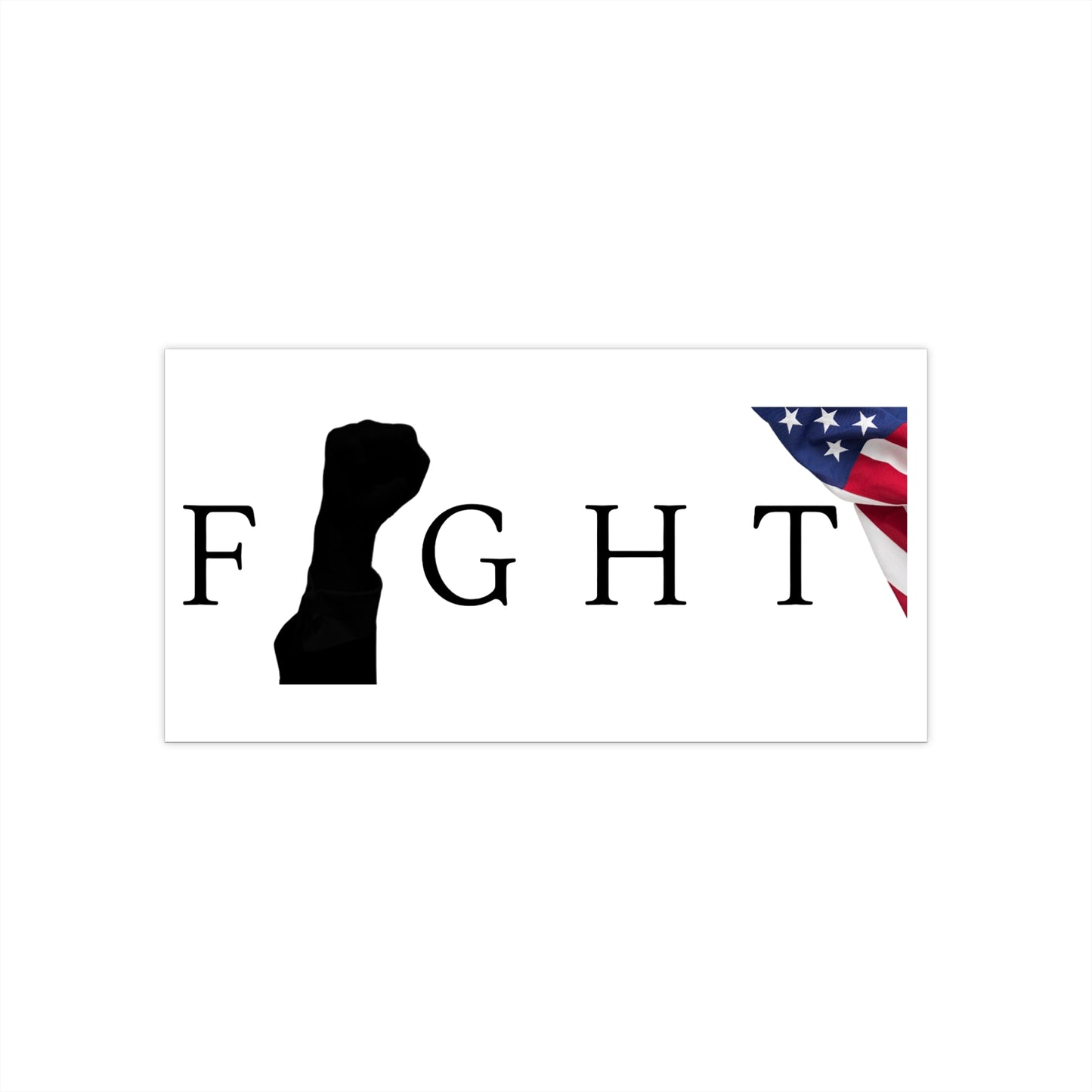 Trump Fight 713 Bumper Sticker