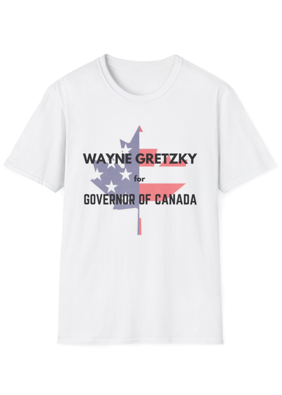 Gretzky for Governor of Canada Unisex T-Shirt White
