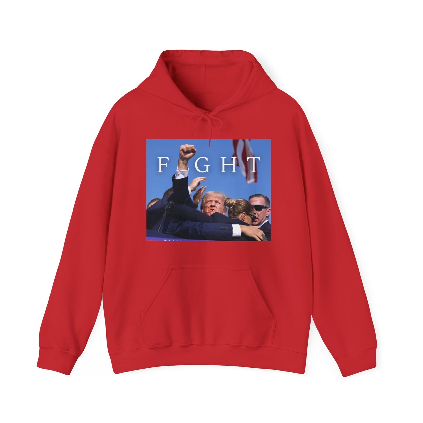 Trump Fight 713 Unisex Heavy Blend Hooded Sweatshirt